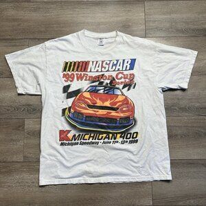 VTG NASCAR Shirt XL  Kmart 400 Winston Cup Michigan Int Speedway Racing 1999